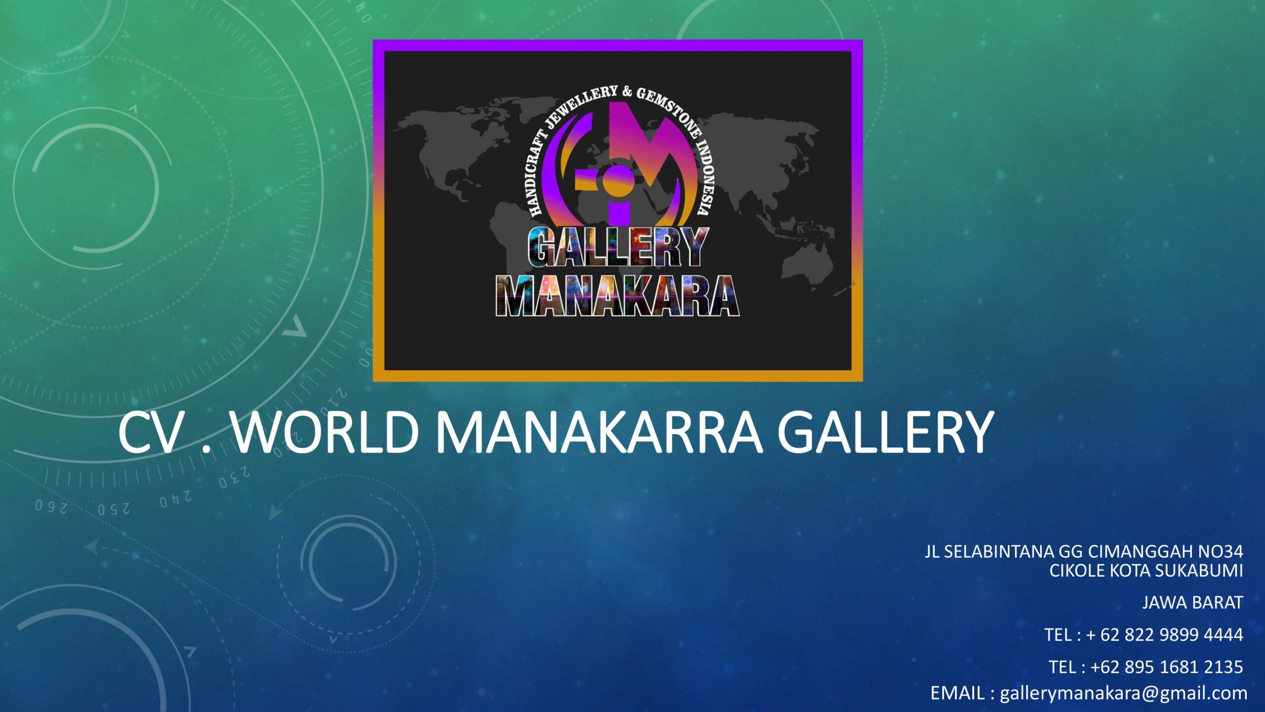 CV. WORLD MANAKARRA GALLERY (Gallery Manakara) Perusahaan Batu Lokal Merambah Dunia!